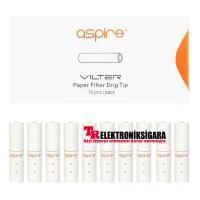 Aspire Vilter Kağıt filtre Drip Tip 10'lu Paket