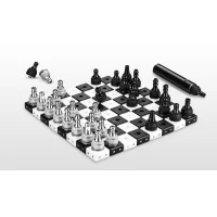 KIZOKU Satranç Serisi 510 Drip Tip Silver