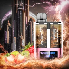 Super Merry 25.000 Puff Bar %5 Nikotin Strawberry Kiwi