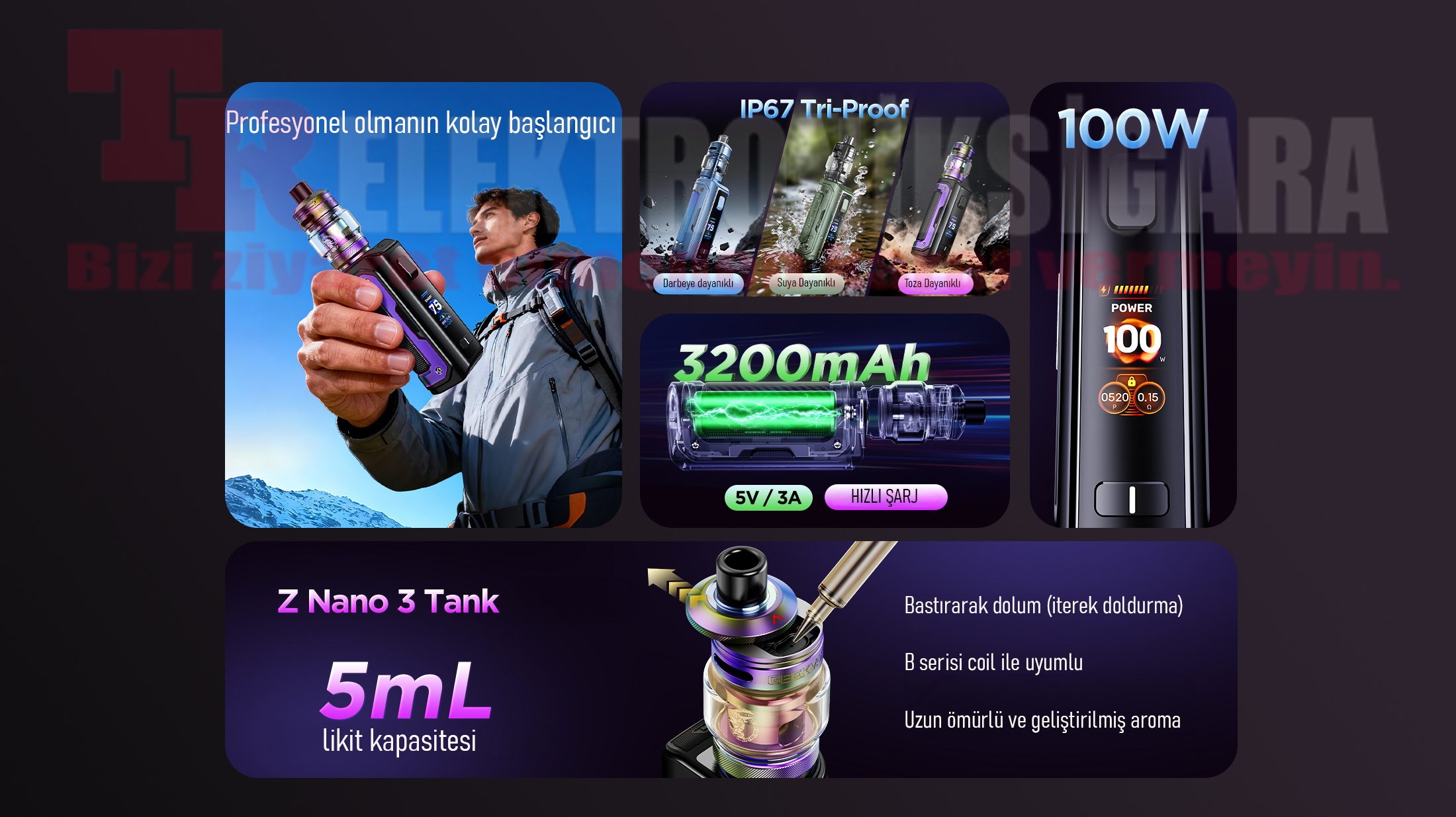 Geekvape Aegis Mini 5 Kit 100W