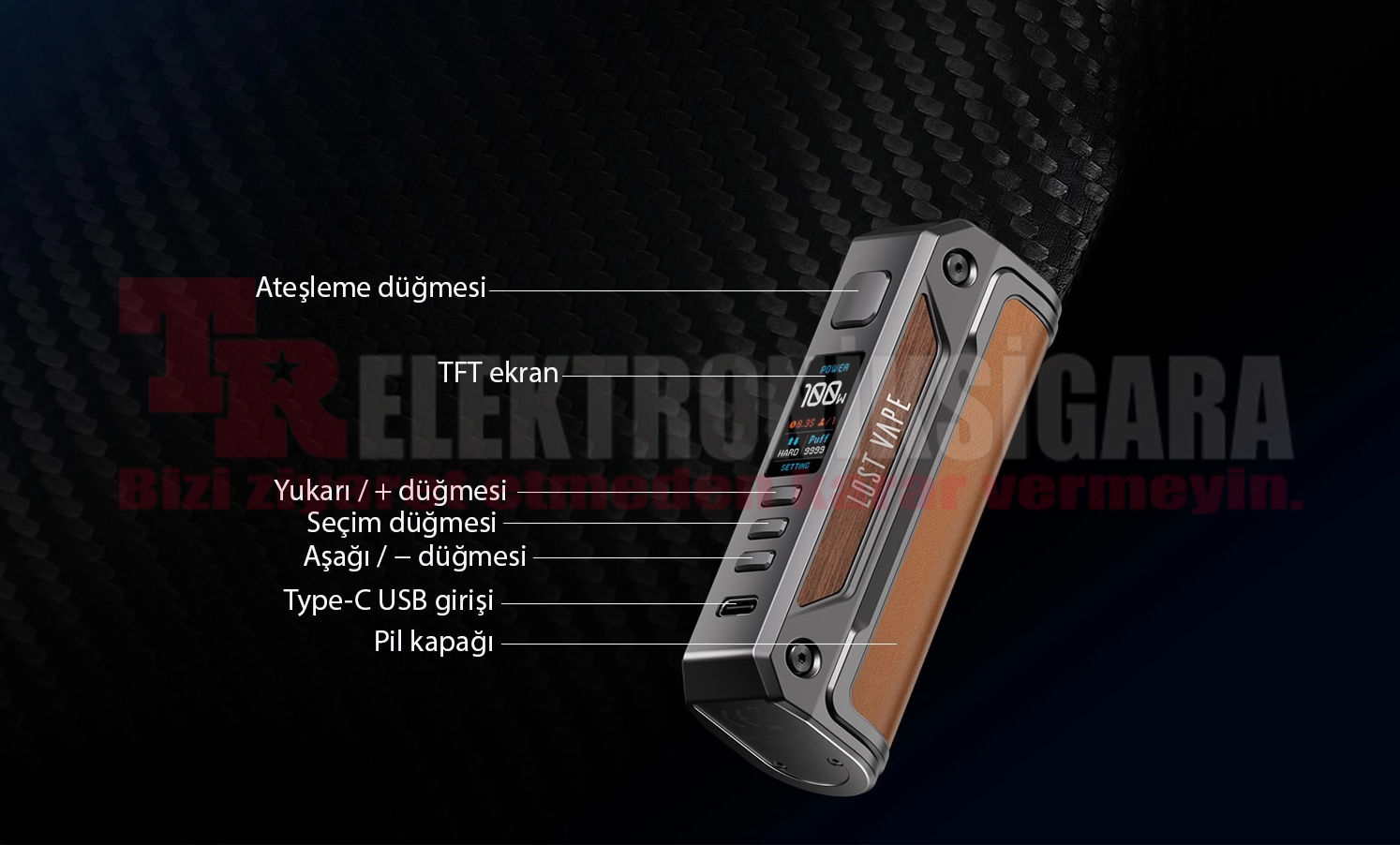 Lost Vape Thelema Solo 100W Box Mod