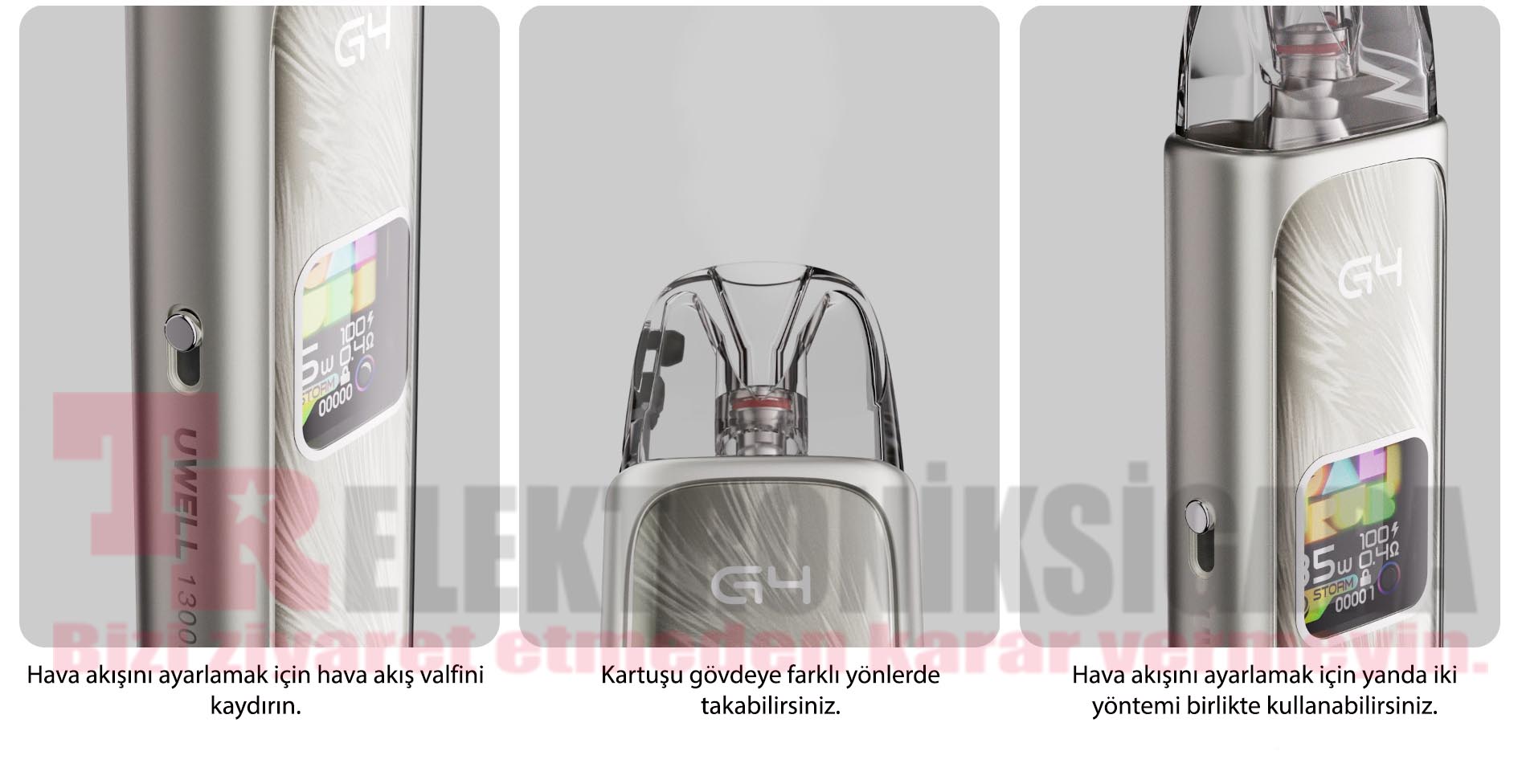 Uwell Caliburn G4 Pod Mod Elektronik Sigara