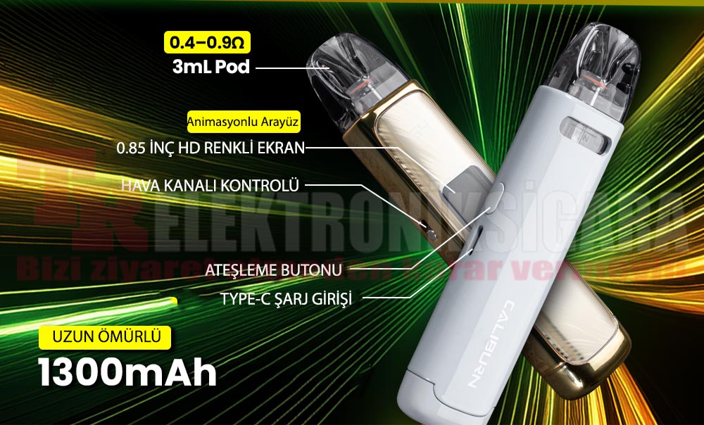 Uwell Caliburn G4 Pod Mod Elektronik Sigara